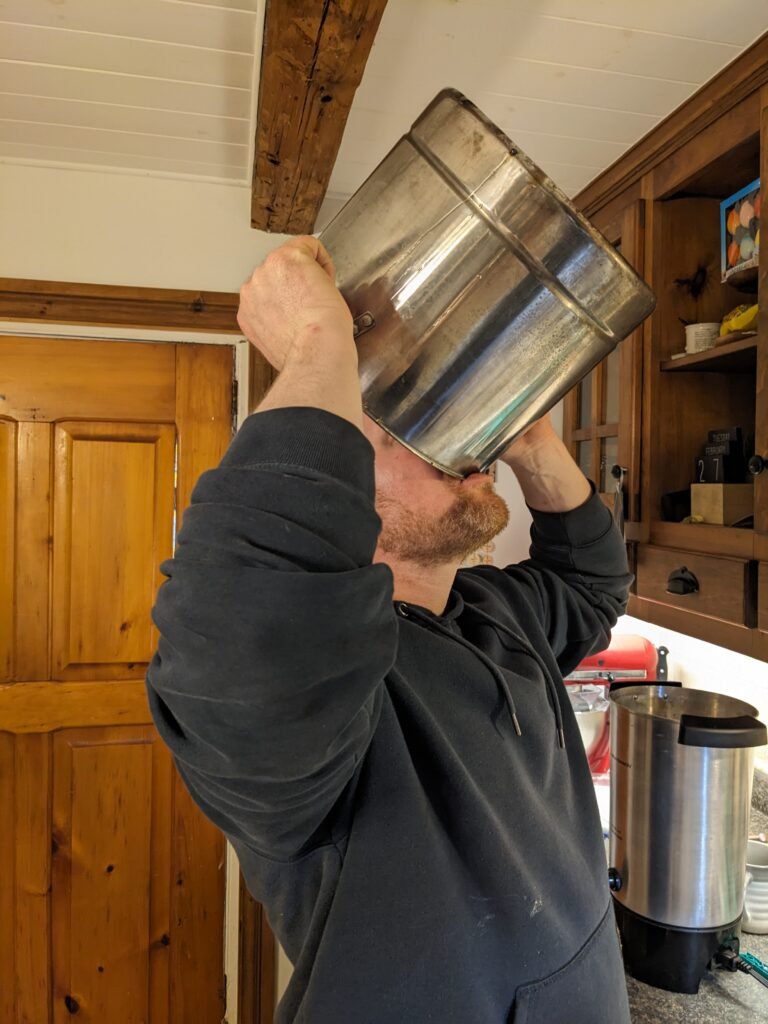 Making maple syrup at home