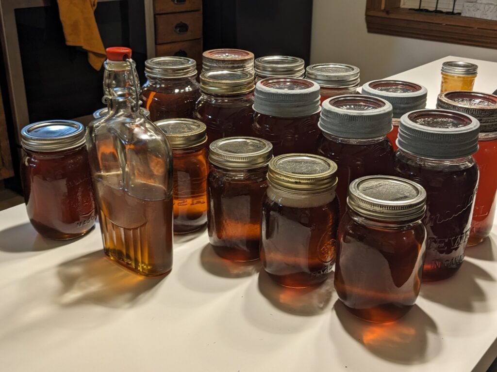 Making maple syrup at home